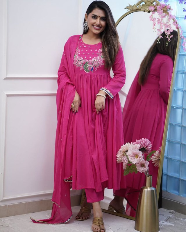 BEUTIFUL EMBROIDERY FULLY STITCHED SUIT SET