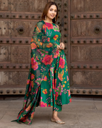 Verdant Florian Anarkali Set