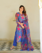 SAPPHIRE FLORAL KURTA SET