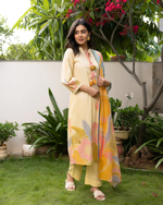 YELLOW DELIGHT COTTON SUIT SET