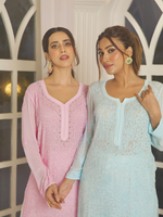 Ariel Chikankari & Mukaish Kurta