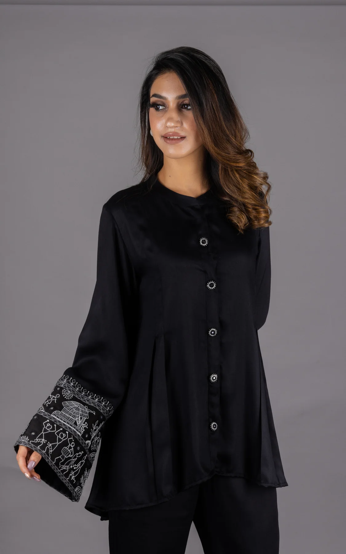 UMANG BLACK EMBROIDERED CO-ORD SET