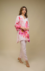 SEHER PINK FLORAL PRINTED SUIT