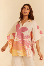 PRINTED KAFTAN CO ORD SET