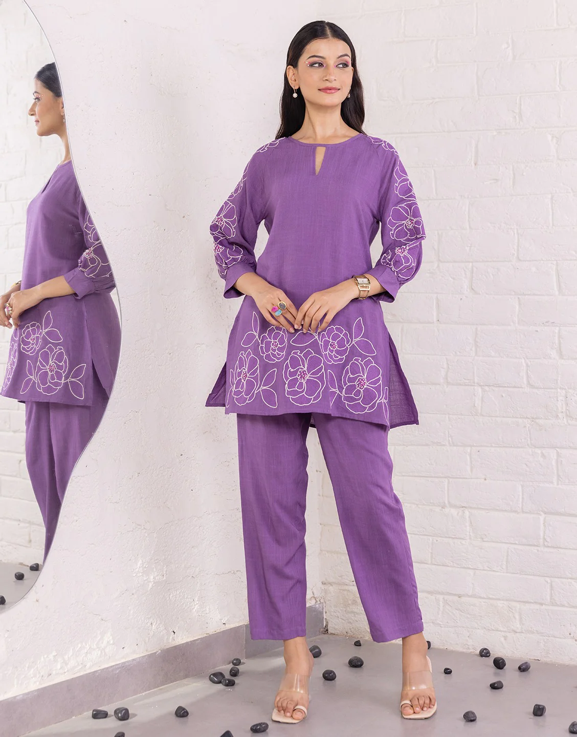 HARIKA LAVENDER CO-ORD SET