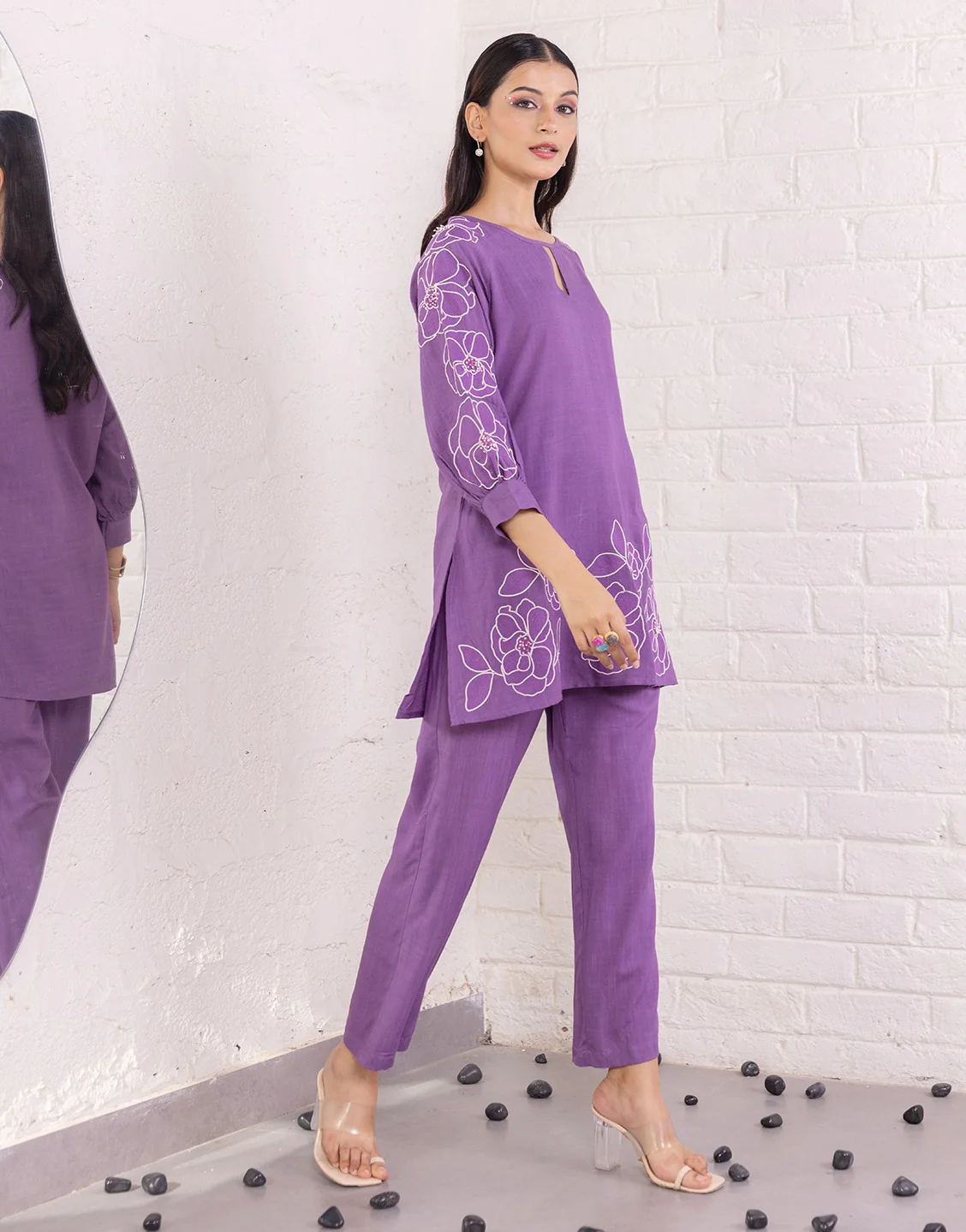 HARIKA LAVENDER CO-ORD SET