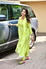 Women's Rayon Lemon A-Line Kurta Pant With Dupatta