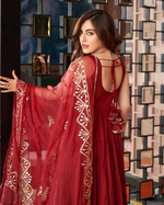 MAROON GOTAPATTI COTTON SUIT SET