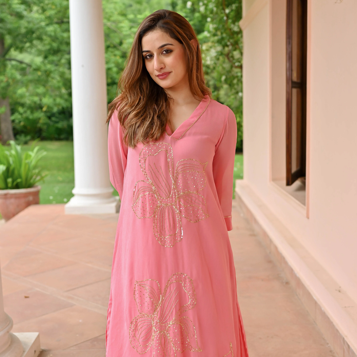 GLOW GEORGETTE KURTA SET