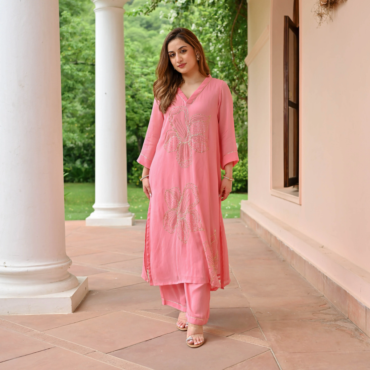 GLOW GEORGETTE KURTA SET