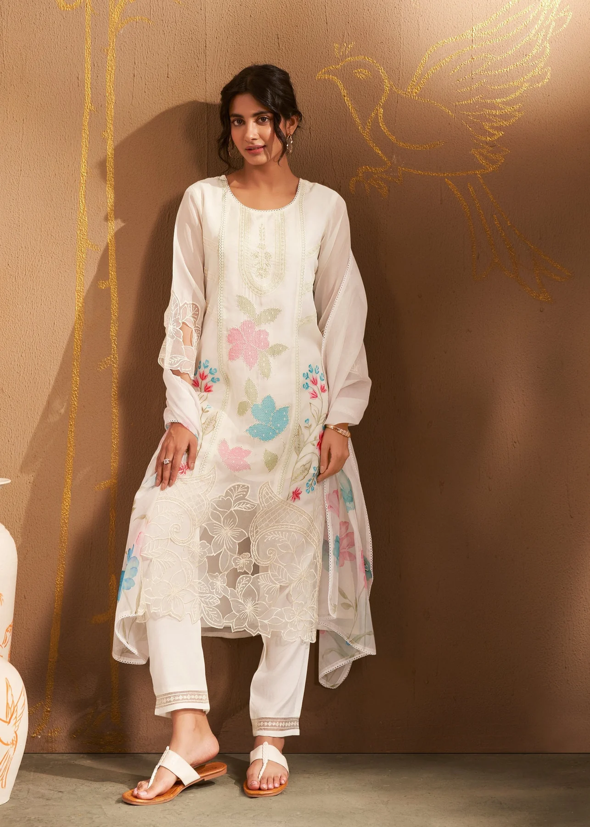 BUSHRA ANGEL FULL WORK SUIT SET