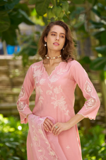 NAVJOT FLAMINGO EMBROIDERY SUIT SET