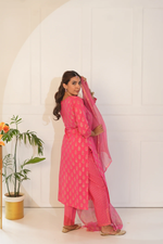 RAYA PINK COTTON SUIT SET